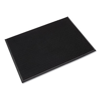 Mat-A-Dor Entrance Scraper Mat, Black Fingertip Textured Rubber Surface, 24" x 32"