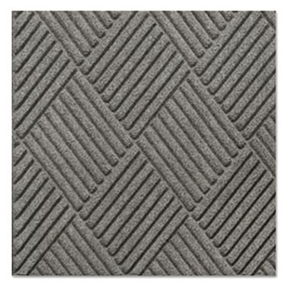Super-Soaker Diamond Wiper/Scraper Mat, Rectangular, Slate Green Carpeted Surface, 36" x 10 Ft