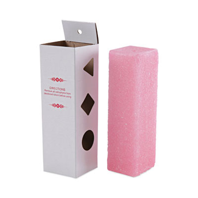 Deodorizing Para Wall Blocks, 24 Oz, Pink, Cherry, 6/Box