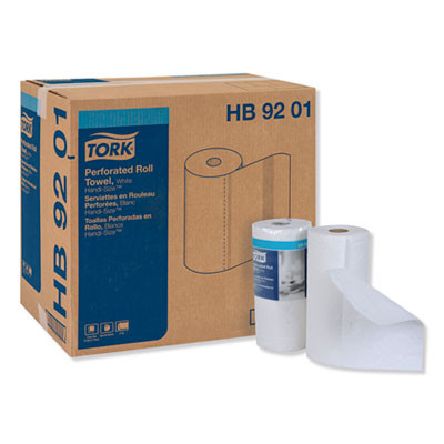 Handi-Size Perforated Kitchen Roll Towel, 2-Ply, 11 X 6.75, White, 120/Roll, 30/Carton