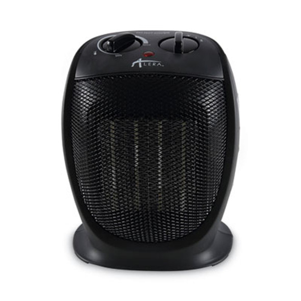 Ceramic Heater, 1,500 W, 7.12 x 5.87 x 8.75, Black