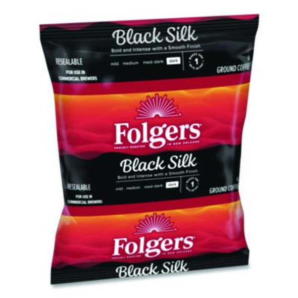 Coffee Filter Packs, Black Silk, 1.4 Oz Pack, 40Packs/Carton