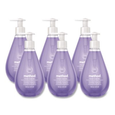 Gel Hand Wash, French Lavender Scent, 12 Oz, 6/Carton