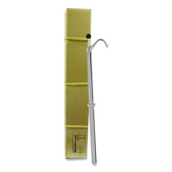 Bottle Pump, 22 Oz Output, Steel, 42.5" Tall, Chrome, 6/Carton