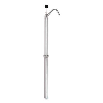 Bottle Pump, 22 Oz Output, Steel, 42.5" Tall, Chrome