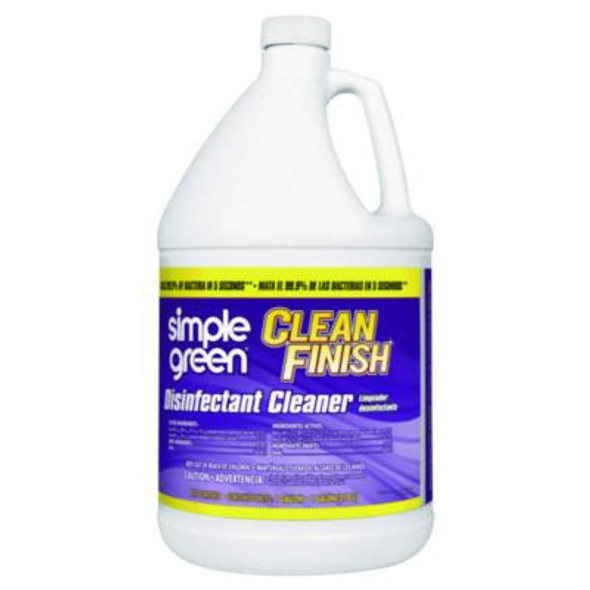 Clean Finish Disinfectant Cleaner, Herbal, 1 Gal Bottle, 4/Carton