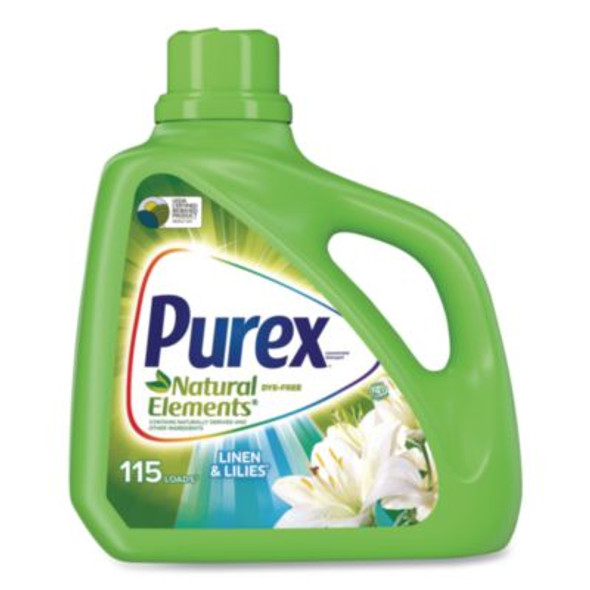Ultra Natural Elements He Liquid Detergent, Linen And Lilies, 150 Oz Bottle, 4/Carton