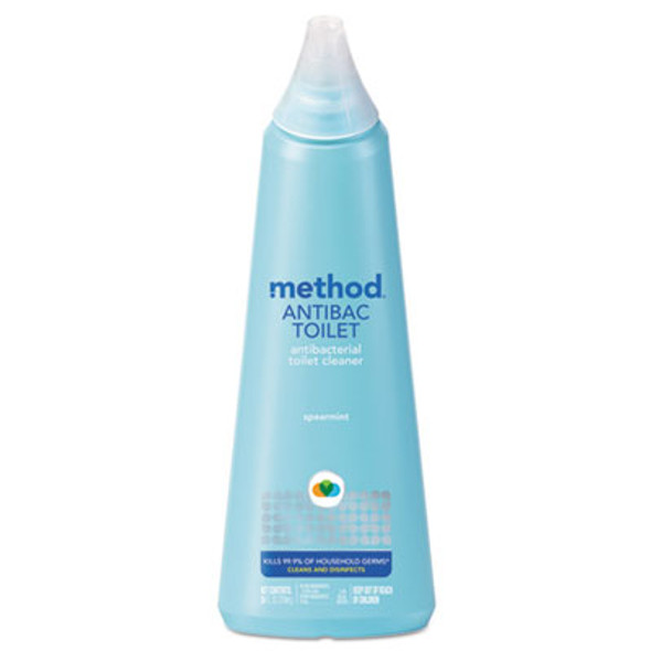 Antibacterial Toilet Cleaner, Spearmint, 24 Oz Bottle