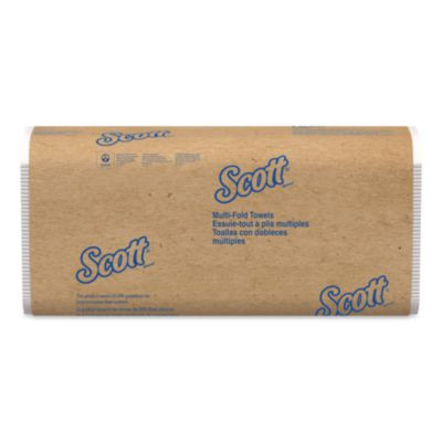 Essential Multi-Fold Towels, Standard Tier, Absorbency Pockets, 1-Ply, 9.2 x 9.4, White, 250/Pack, 16 Packs/Carton