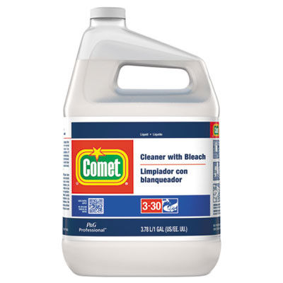 Cleaner With Bleach, Liquid, (3) 1 Gal Bottle, (1) Empty Bottle, (1) Trigger Sprayer/Carton