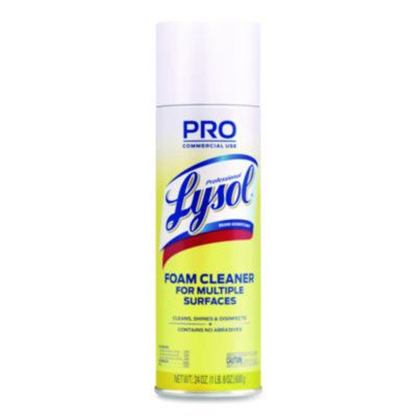 Disinfectant Foam Cleaner, 24 Oz Aerosol Spray