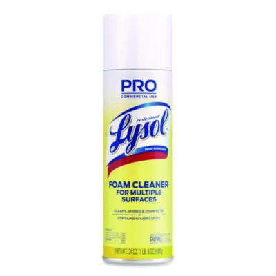 Disinfectant Foam Cleaner, Fresh Scent, 24 Oz Aerosol Spray