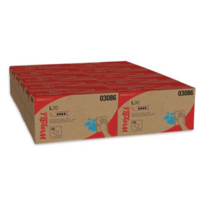 L30 Towels, Pop-Up Box, 10 x 9.8, White, 120/Box, 10 Boxes/Carton