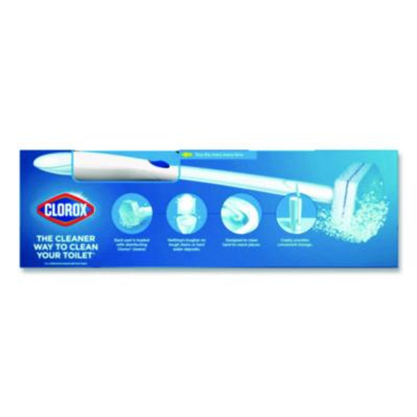 Toiletwand Disposable Toilet Cleaning System: Handle, Caddy And Refills, White