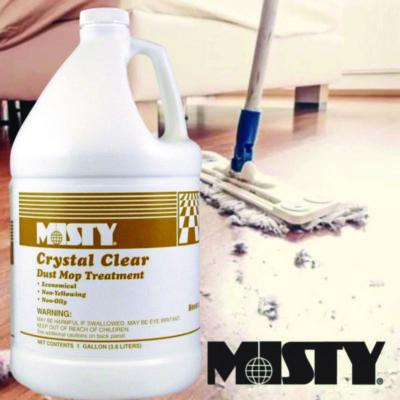 Crystal Clear Dust Mop Treatment, Slightly Fruity Scent, 1 Gal Bottle