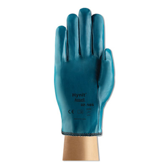 Hynit Nitrile Gloves, Small/Medium (Size 7.5), Blue, 12 Pairs