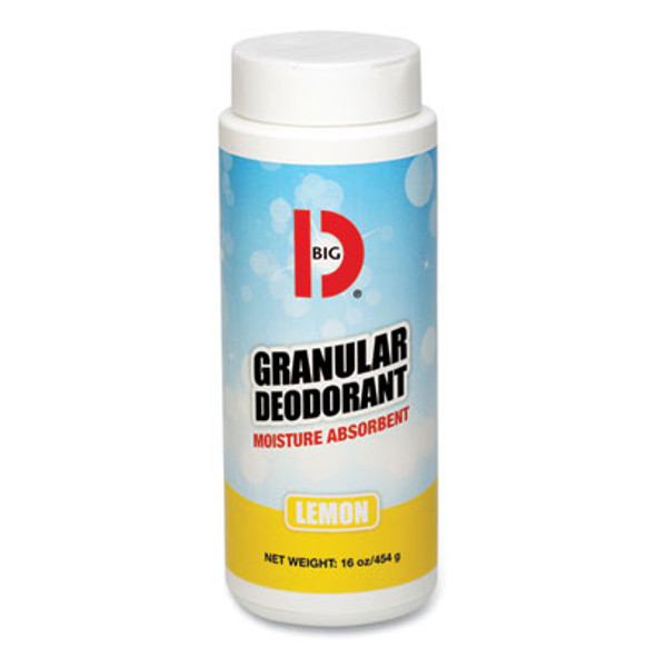 Granular Deodorant, Lemon, 16 Oz, Shaker Can, 12/Carton