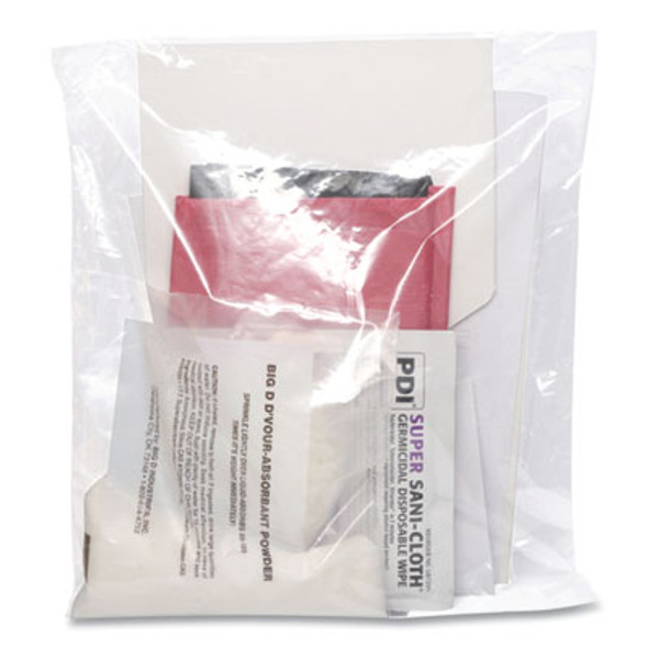 D'Vour Clean-Up Kit, Powder, All Inclusive Kit, 6/Carton