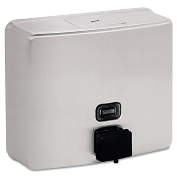 Conturaseries Surface-Mounted Liquid Soap Dispenser, 40 Oz, 7 x 3.31 x 6.13, Satin Finish Stainless Steel