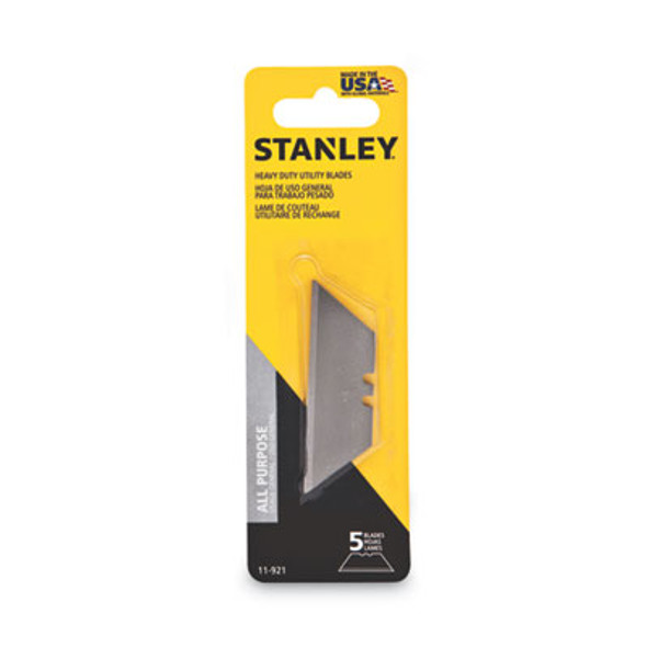 Heavy-Duty Utility Knife Replacement Blade, 5/Pack