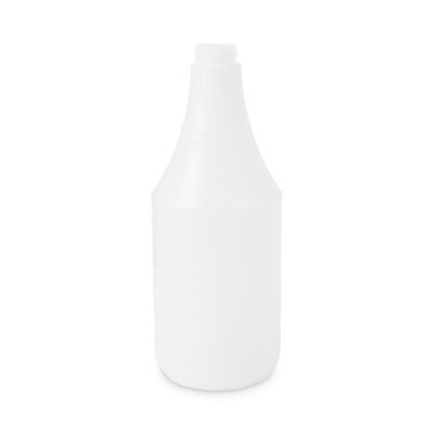 Embossed Plastic Spray Bottle, 24 Oz, Clear, 24/Carton