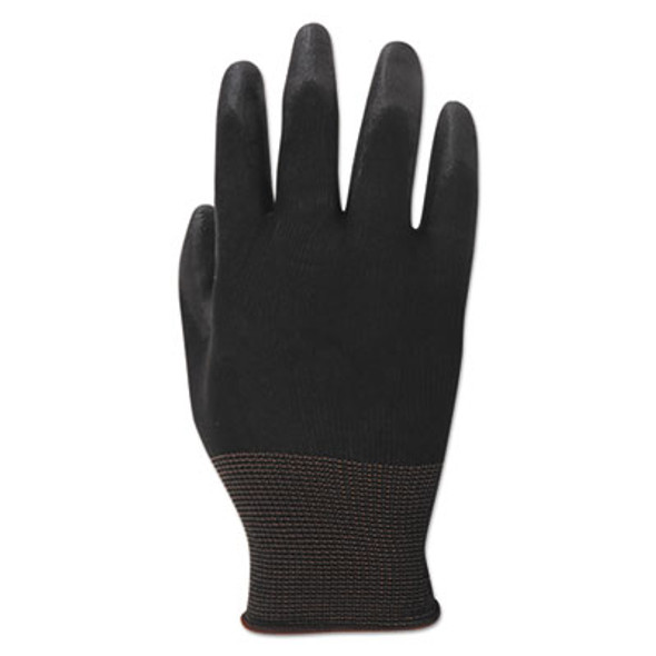 Palm Coated Hppe Gloves, X-Large (Size 10), Salt And Pepper/Black, 12 Pairs