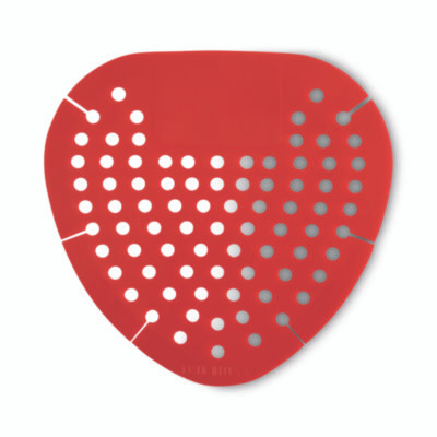 Deodorizing Urinal Screen, Cherry Scent, Red, 3.5 Oz, Dozen