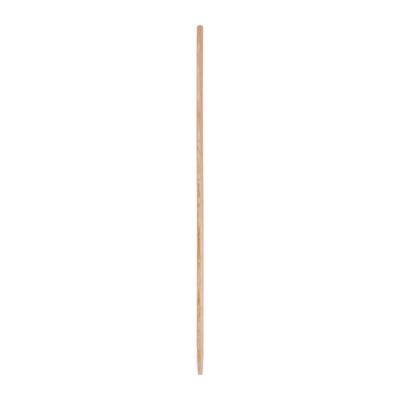 Tapered End Broom Handle, Lacquered Wood, 1.13" Dia x 54", Natural