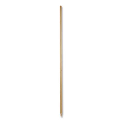Heavy-Duty Threaded End Lacquered Hardwood Broom Handle, 1.13" Dia x 60", Natural
