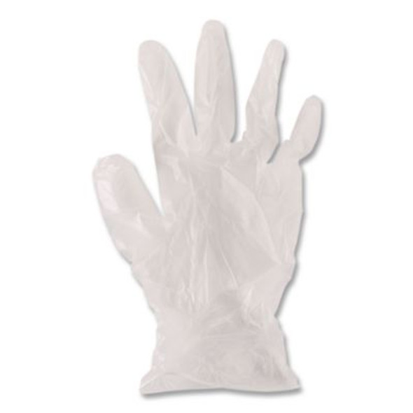 General Purpose Vinyl Gloves, Powder-Free, X-Large, 2.6 Mil Thick, 9.5" Long, Clear, 100/Box