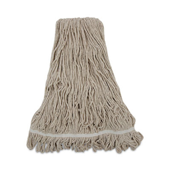 Mop Head, Pro Loop Web/Tailband, Premium Standard Head, Cotton, 32 Oz, White