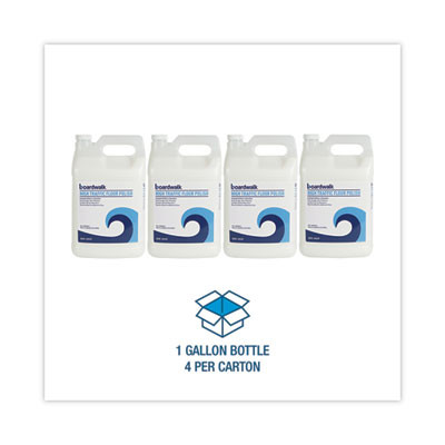 High Traffic Floor Polish, Apply 3 To 5 Coats Per Application, 1 Gal Bottle, 4/Carton