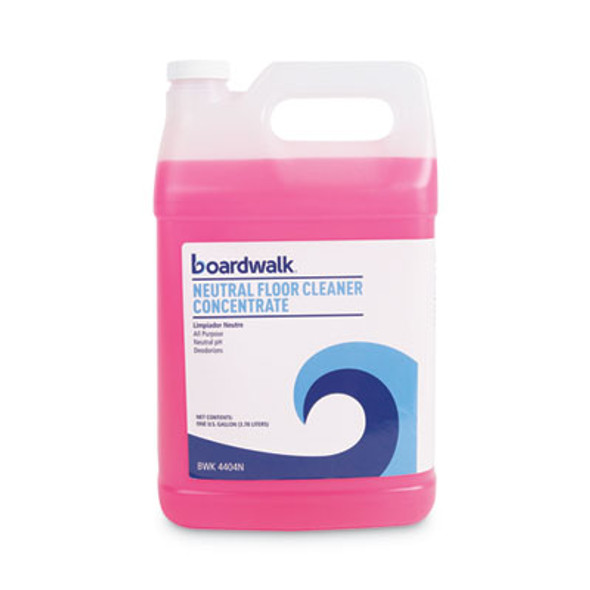 Neutral Floor Cleaner Concentrate, Lemon Scent, 1 Gal Bottle, 4/Carton