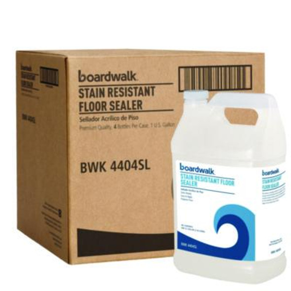 Stain Resistant Floor Sealer, Unscented, 1 Gal Bottle, 4/Carton