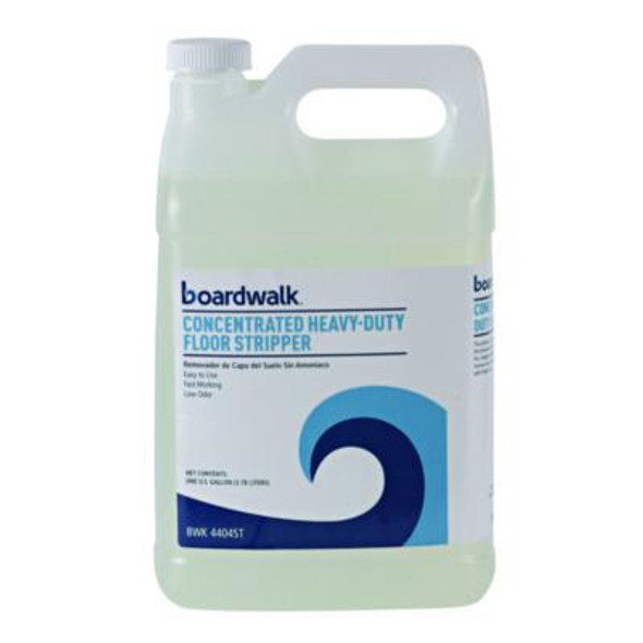 Concentrated Heavy-Duty Floor Stripper, Unscented, 1 Gal Bottle, 4/Carton