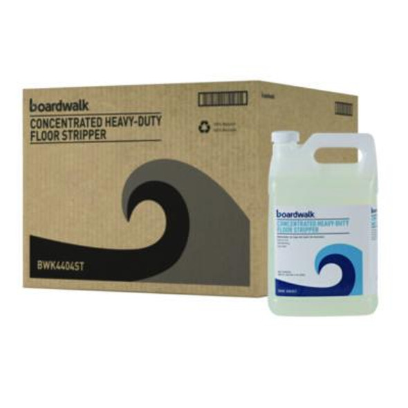 Concentrated Heavy-Duty Floor Stripper, Unscented, 1 Gal Bottle, 4/Carton