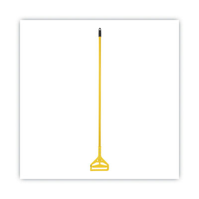Quick Change Side-Latch Plastic Mop Head Handle, 60", Yellow