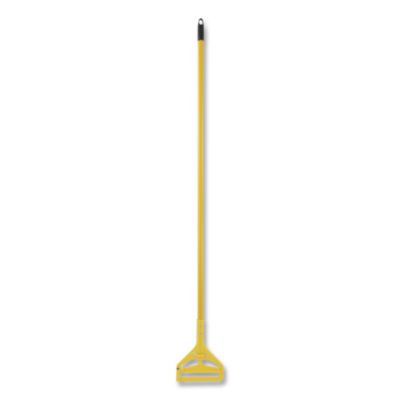 Quick Change Side-Latch Plastic Mop Head Handle, 60", Yellow