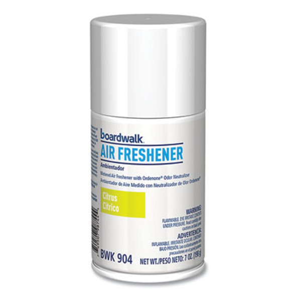 Metered Air Freshener Refill, Citrus Sunrise Scent, 7 Oz Aerosol Spray, 12/Carton