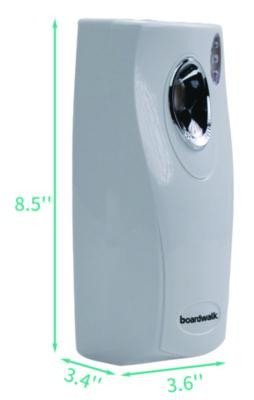 Classic Metered Air Freshener Dispenser, 4 x 3 x 9.5, White