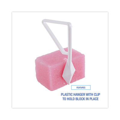 Para Toilet Bowl Deodorizer Block, Cherry Scent, Pink, 4 Oz, 144/Carton