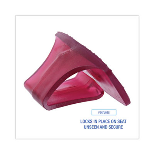 Toilet Bowl Clip, Spiced Apple Scent, Red, 72/Carton