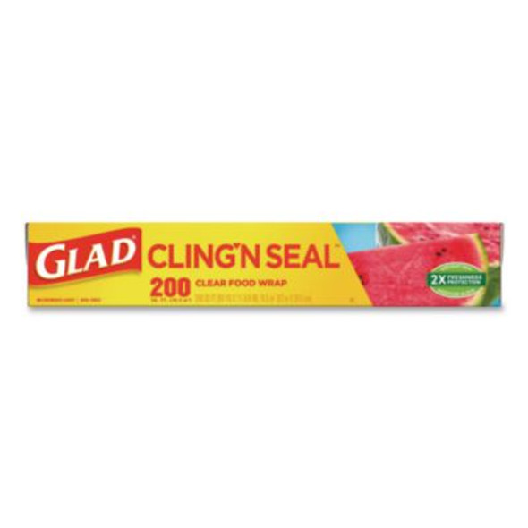 Cling'N Seal Plastic Food Wrap, 200 Sq Ft