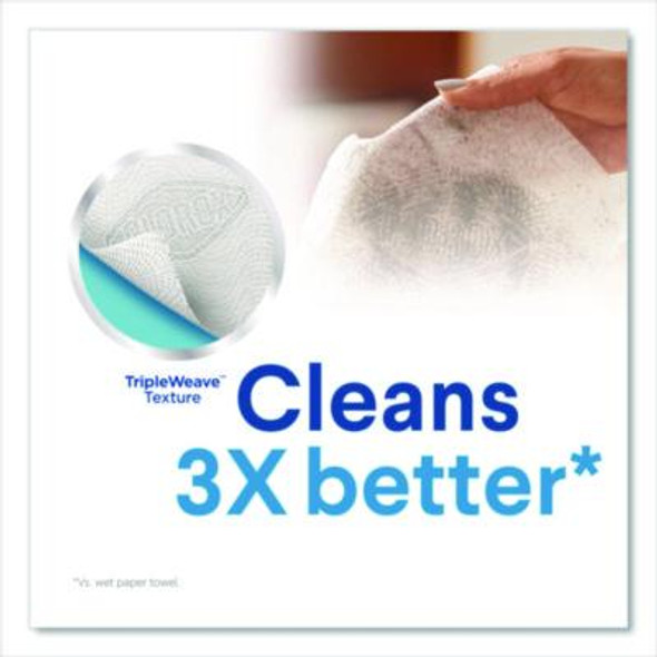 Disinfecting Wipes, Bleach Free Cleaning Wipes, 1-Ply, 7 x 7.75, Crisp Lemon, White, 75/Canister, 6 Canisters/Carton