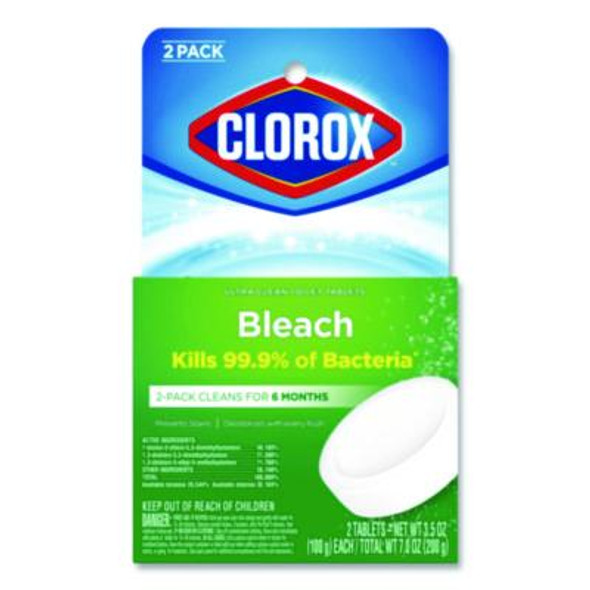 Ultra Clean Toilet Tablets Bleach, 3.5 Oz Tablet, 2/Pack