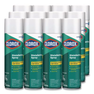 Cloroxpro Disinfecting Spray, Fresh, 19 Oz Aerosol Spray, 12/Carton