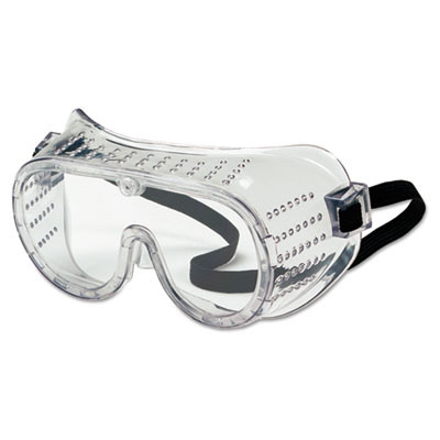 Basic Impact Goggles, Direct Venting, Otg, Clear Lens, Clear Frame, 36/Box