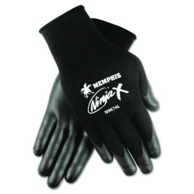 Ninja X Gloves, En388: 412X, Large, Black, Pair