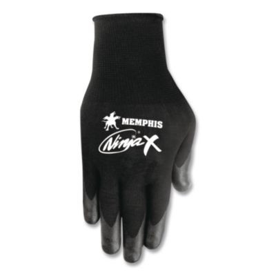 Ninja X Gloves, En388: 412X, Small, Black, Pair