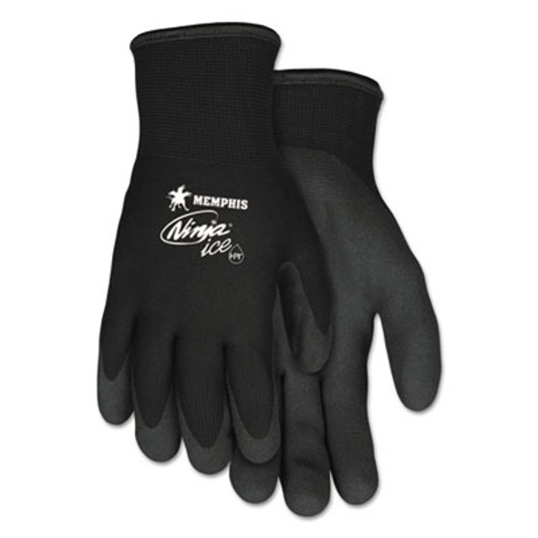 Ninja Ice Gloves, En388: 3232, 10" Long, X-Large, Black, Pair